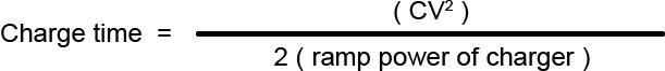 Capacitor charging questions - Charge time