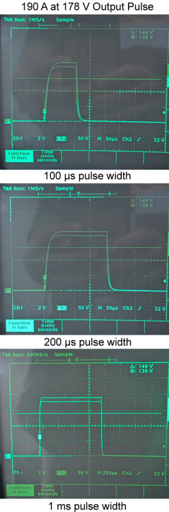 Diode Driver Output Scope Traces