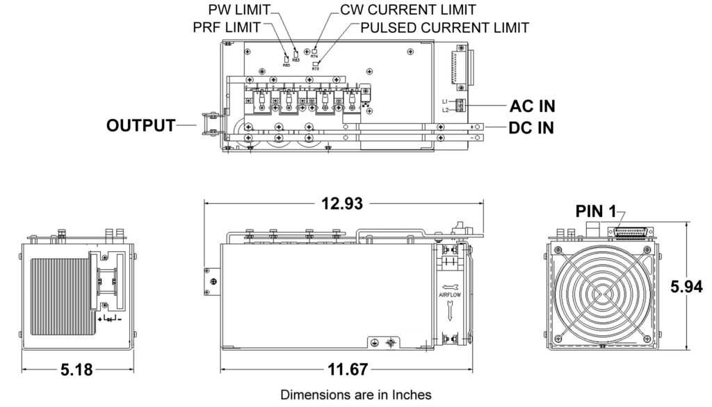 Model 7701B Outline